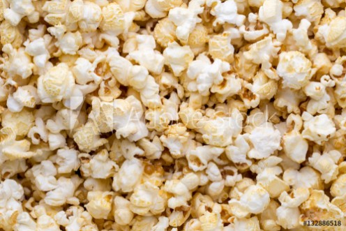 Afbeeldingen van Popcorn background Caramel sweet corn Cinema snack